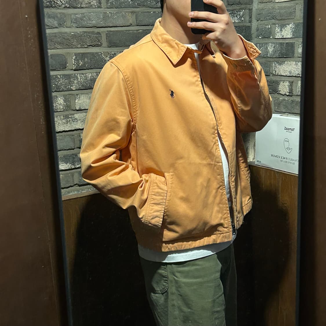L) 폴로 랄프로렌 베이포트 스윙탑 코튼 자켓 주황 오렌지 상품이미지10