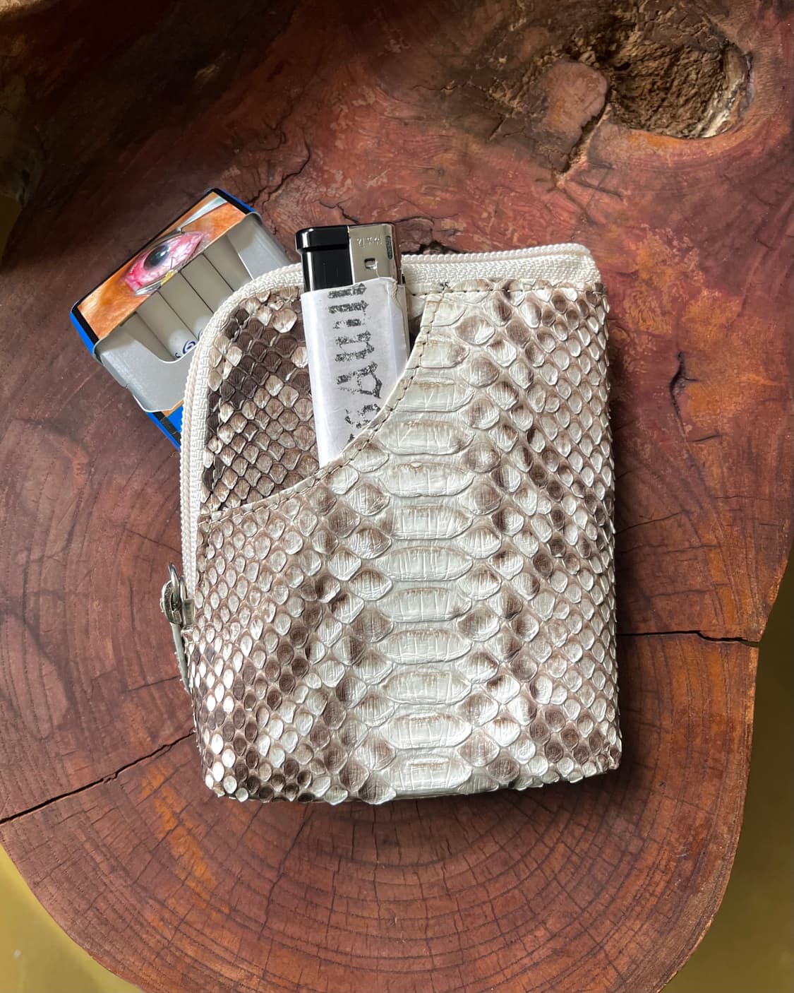 Western Hand Craft Real Python Wallet 상품이미지2