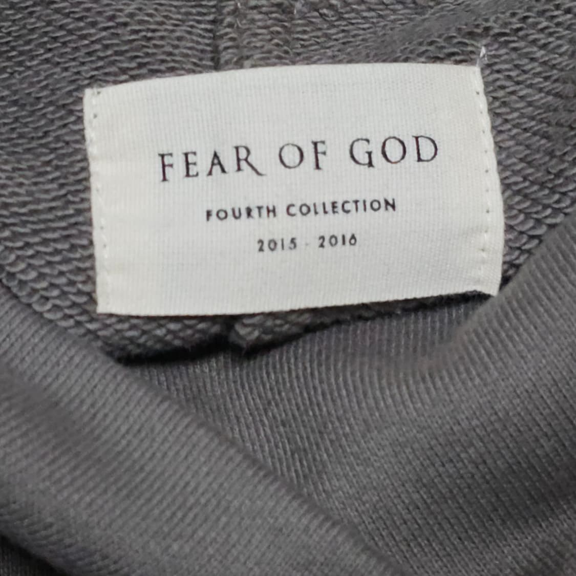 피어오브갓 4th 컬렉션 오버사이즈 모크넥 집업 스웨트 100 상품이미지8