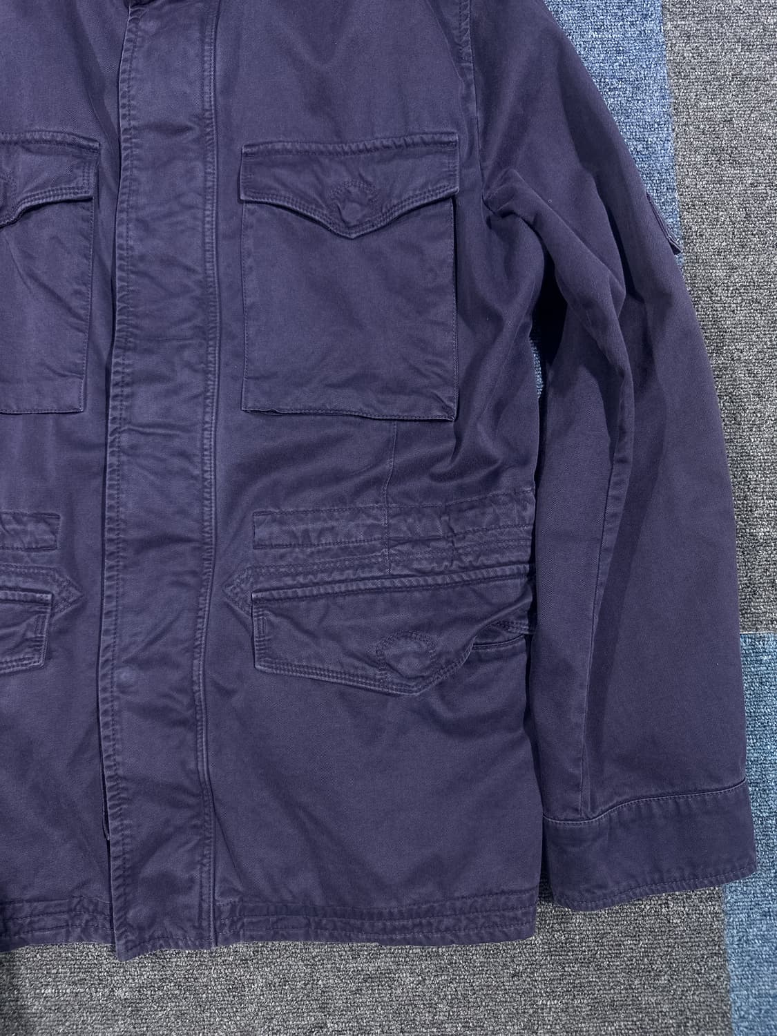 헨리코튼 90‘s Italy 네이비 야상 자켓 상품이미지4