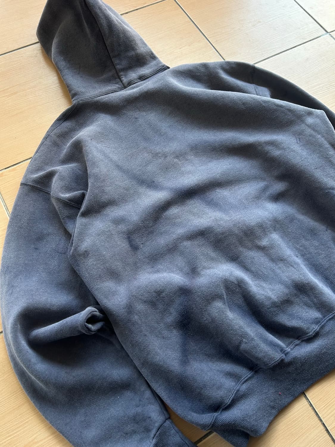 90‘s 러셀 페이드 후드집업XXL 상품이미지6