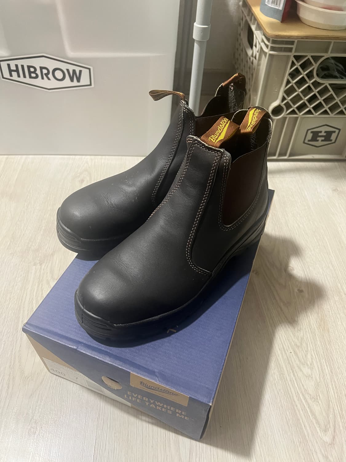 블런드스톤 400 브라운 첼시부츠 7사이즈 상품이미지1