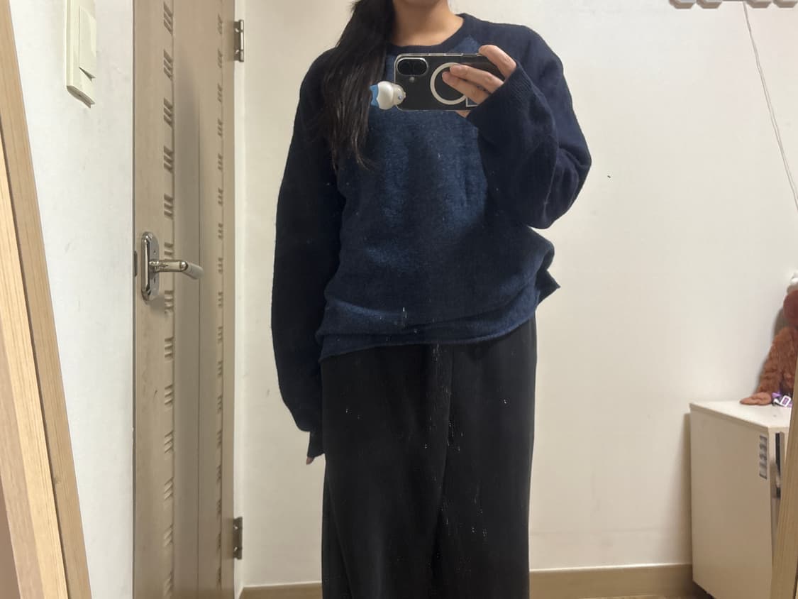 일본 빈티지 단가라 니트 상품이미지2