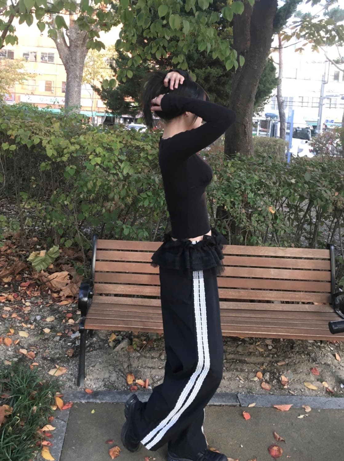 딧소어 ditsor 글레시어 레이스 나일론 트레이닝 팬츠 바지 상품이미지7