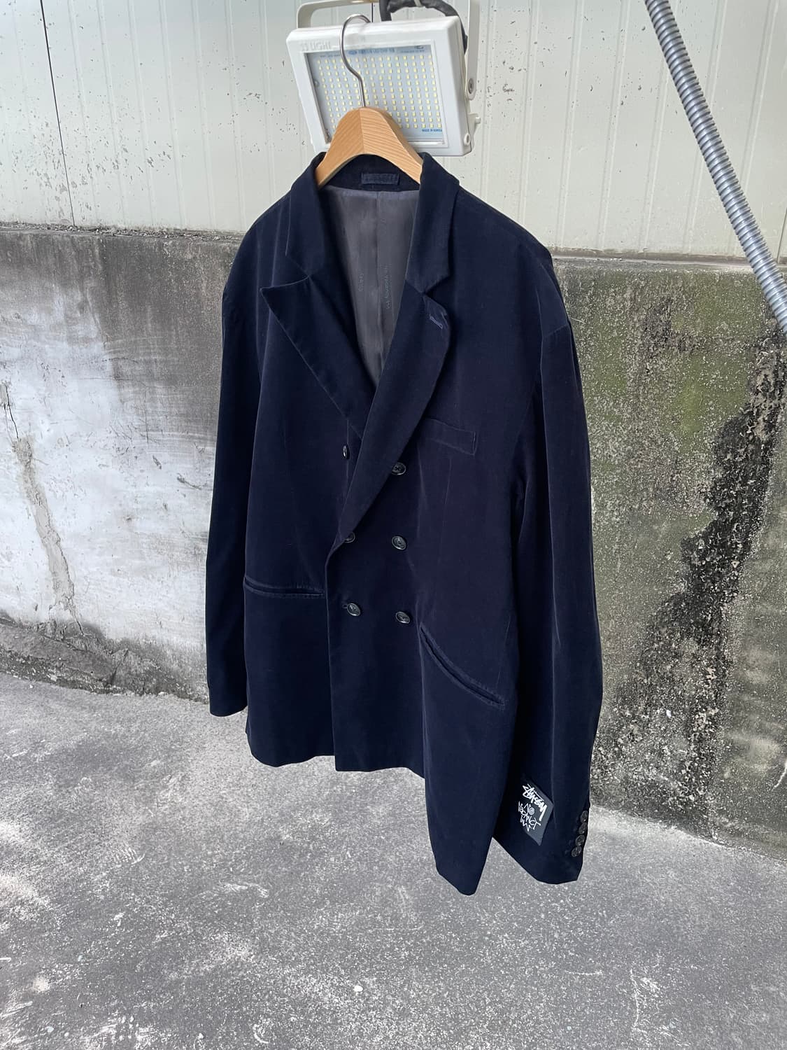 스투시 x 노 베이컨시 인 더블 블레이져 자켓 상품이미지4