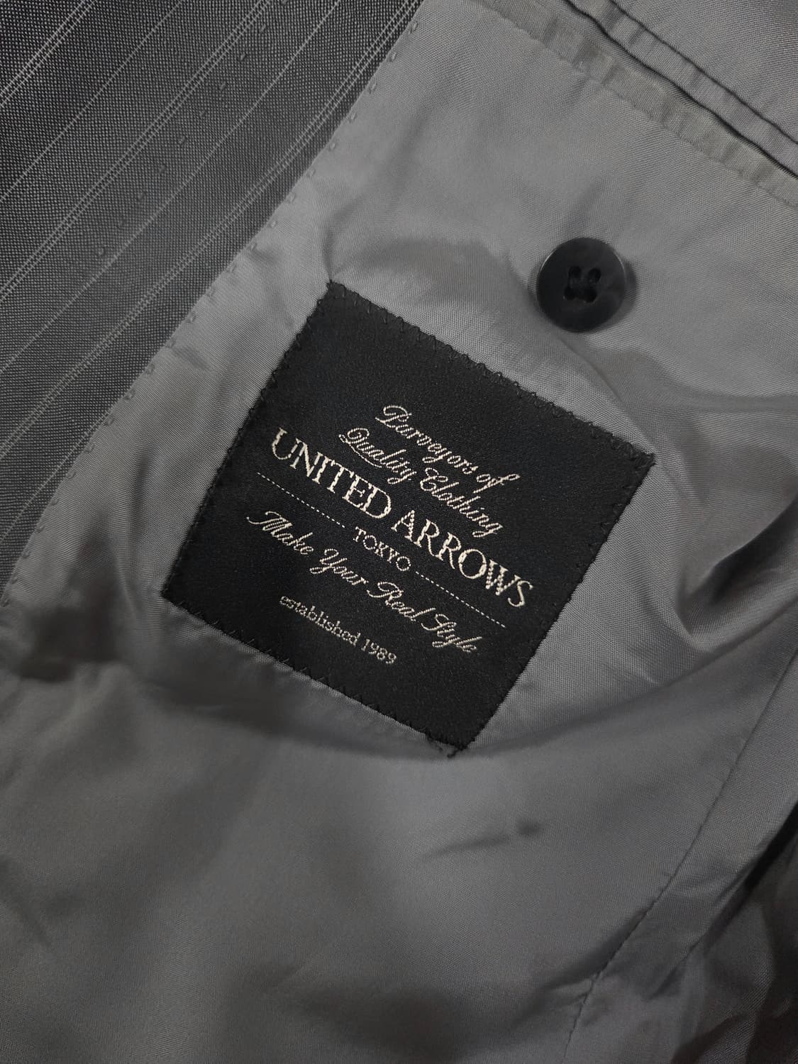 유나이티드 애로우즈 도쿄 라이트 그레이 모헤어 블레이져 상품이미지7