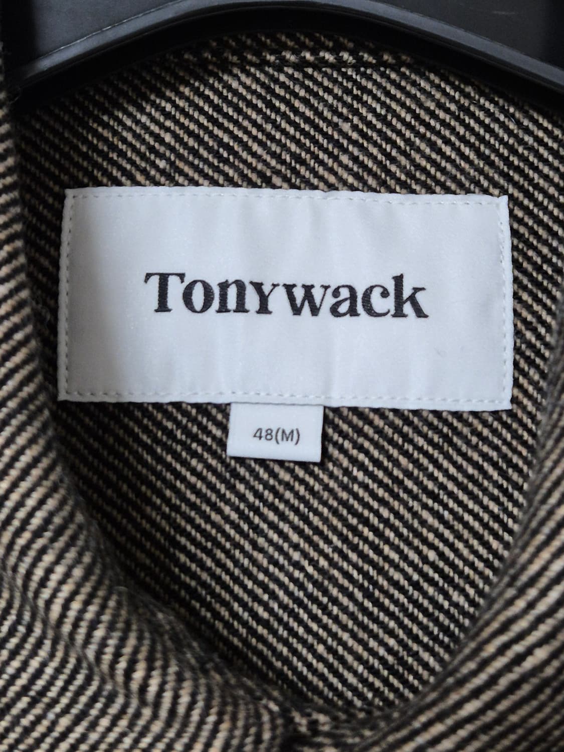 (M/48)토니웩 Brushed Wool Welt Pocket Shirt 상품이미지4