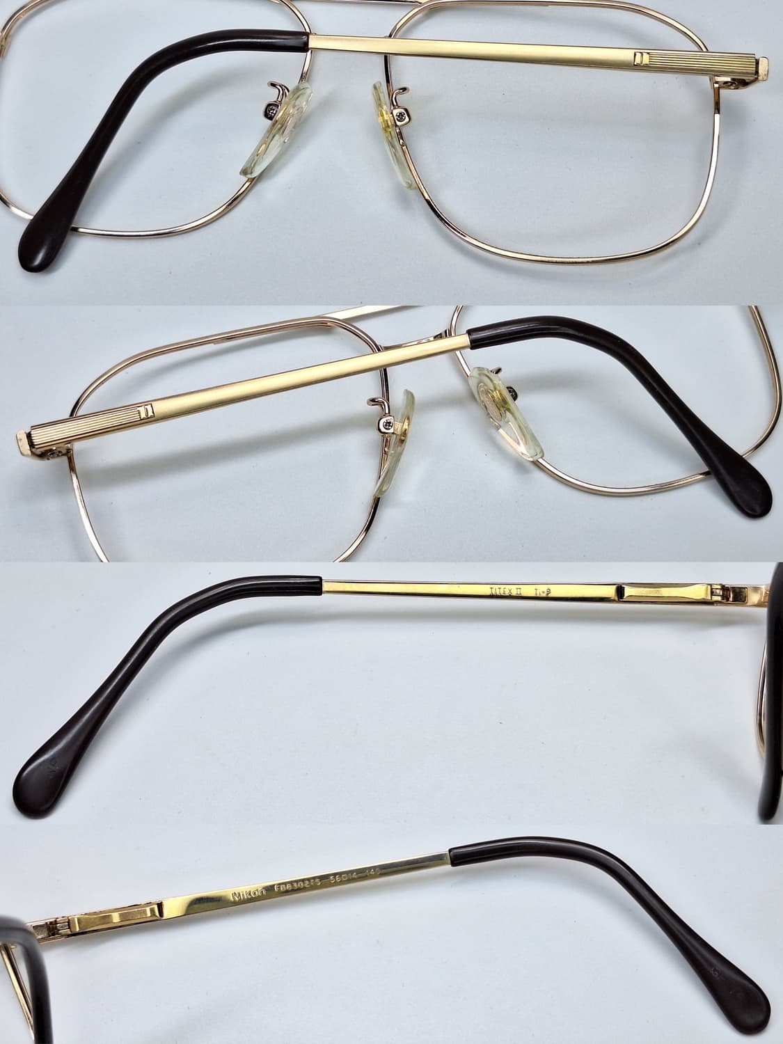 니콘 Nikon FB8302TS TITEX II 더블브릿지 티타늄 안경테 상품이미지3