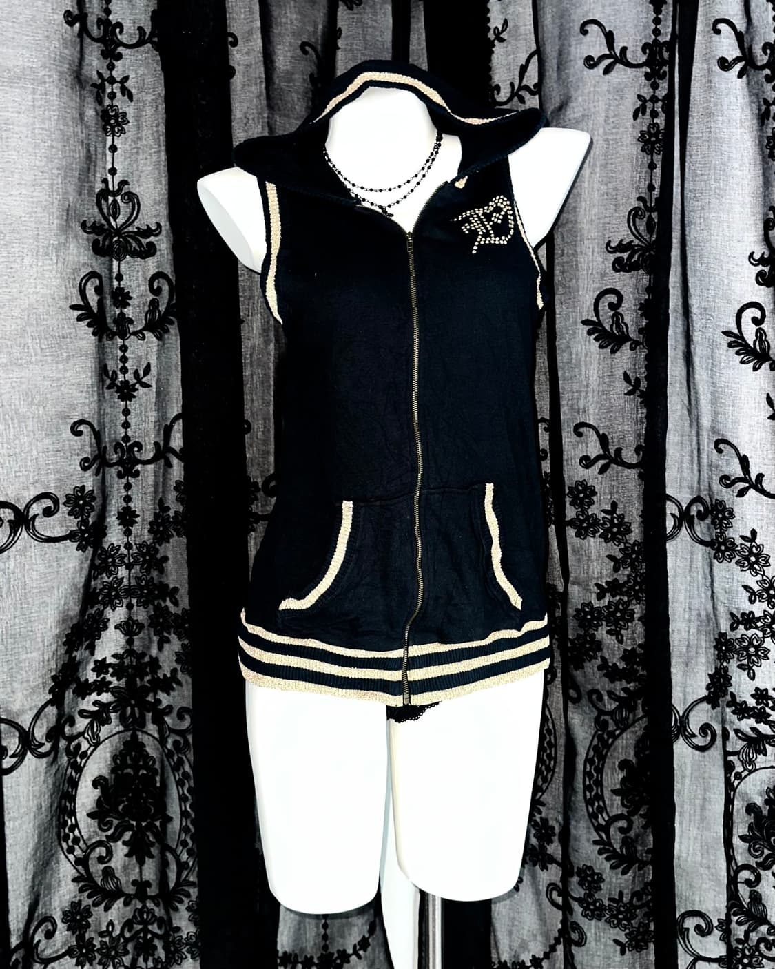 Gold Point Hooded Zip-Up 상품이미지1