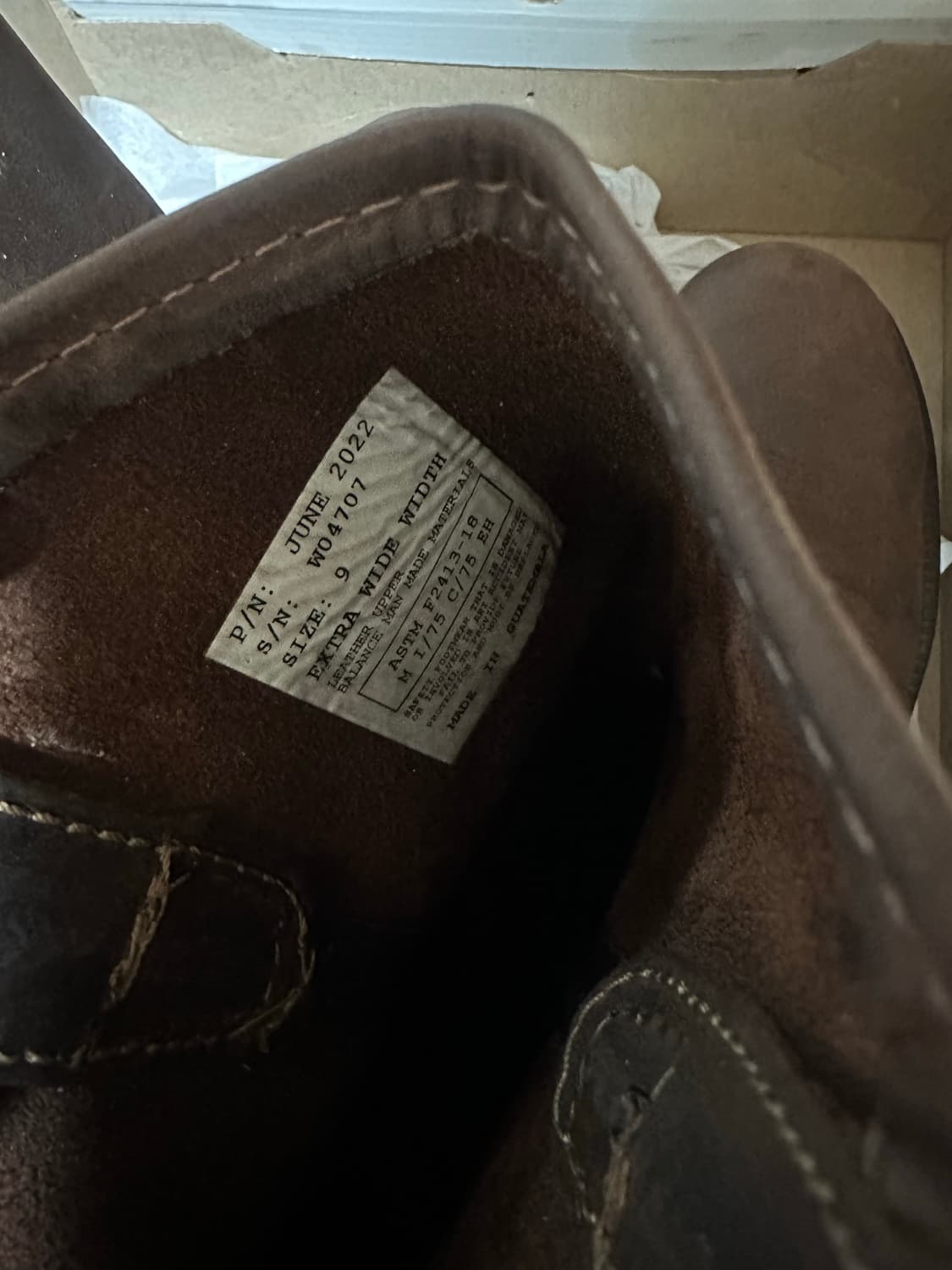 울버린 웰링턴 스틸토 워크부츠 9EW 270사이즈 상품이미지4