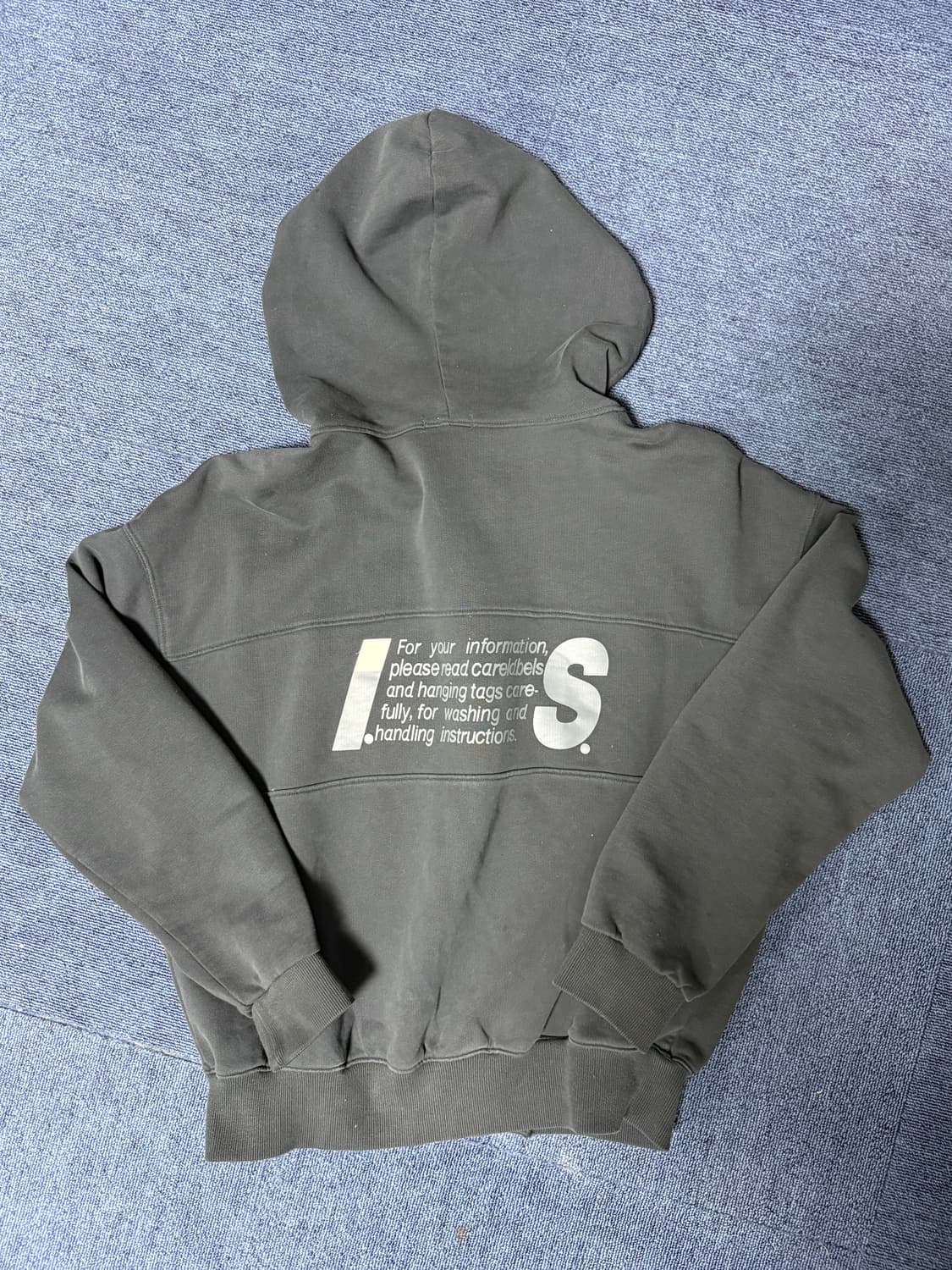 90s 이세이 미야케 백로고 후드집업  상품이미지1