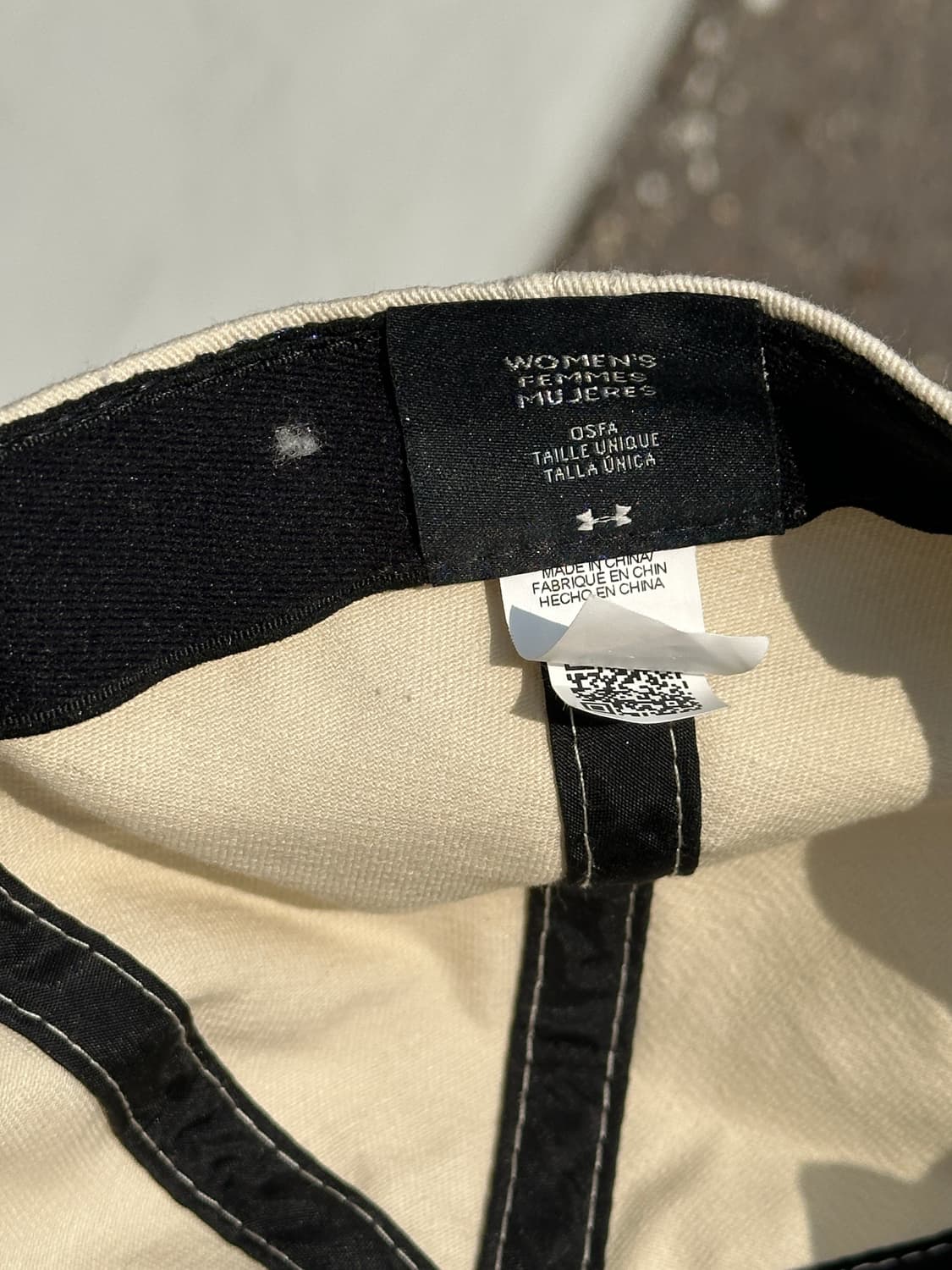 [F] 언더아머 여성 스타로고 볼캡 모자 베이지 상품이미지6