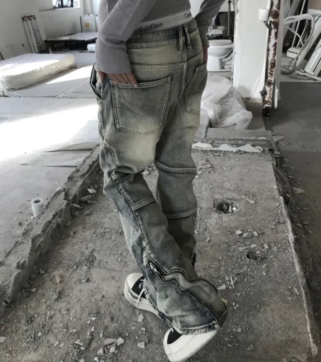 쿄이 GRIND ZIP CARGO PT(BLUE) 상품이미지1