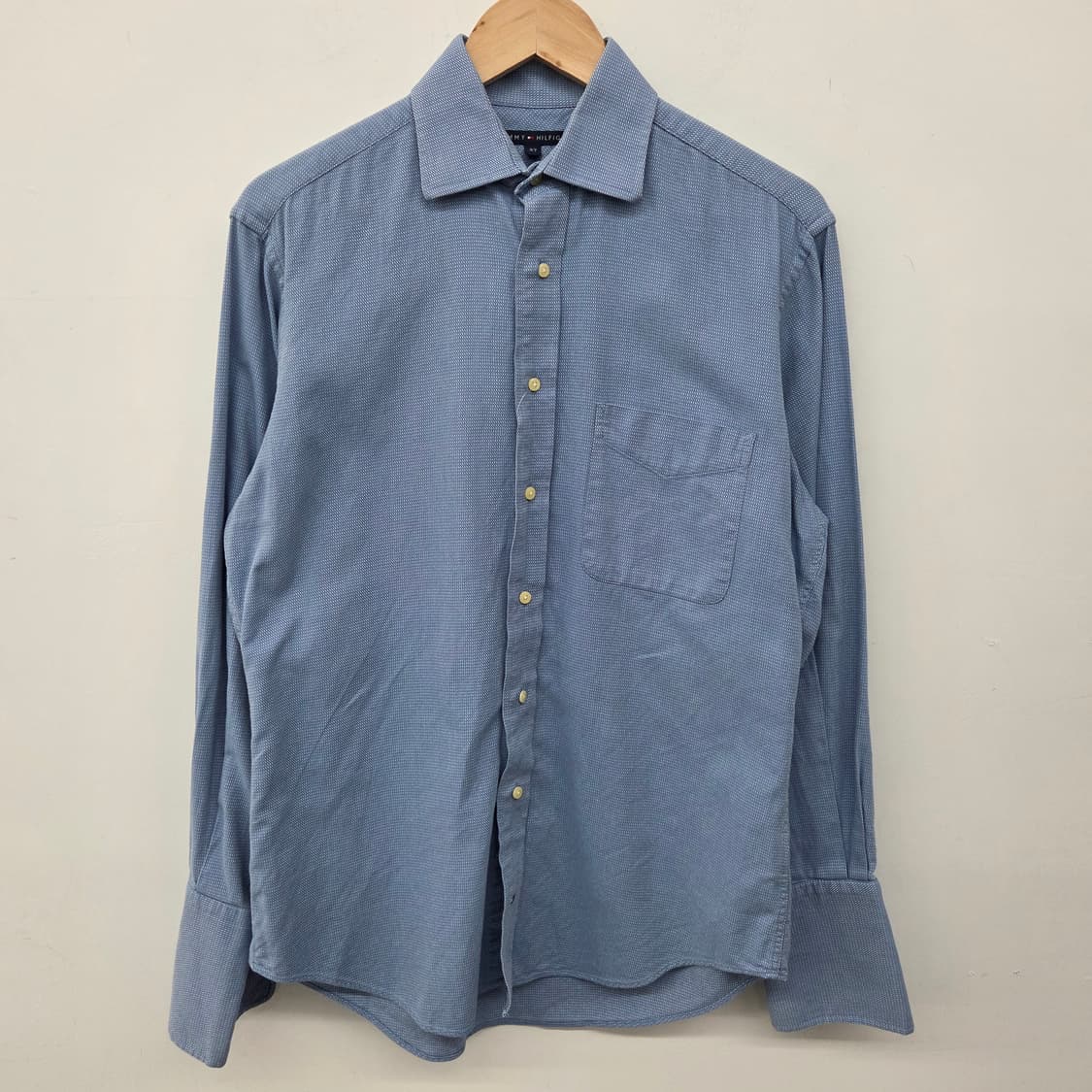 타미힐피거 블루 긴팔 셔츠 남L 상품이미지2