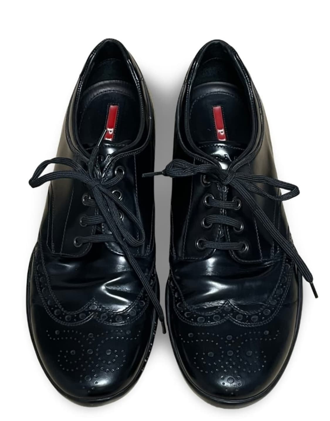 프라다 스포츠 윙팁 레더슈즈 상품이미지2