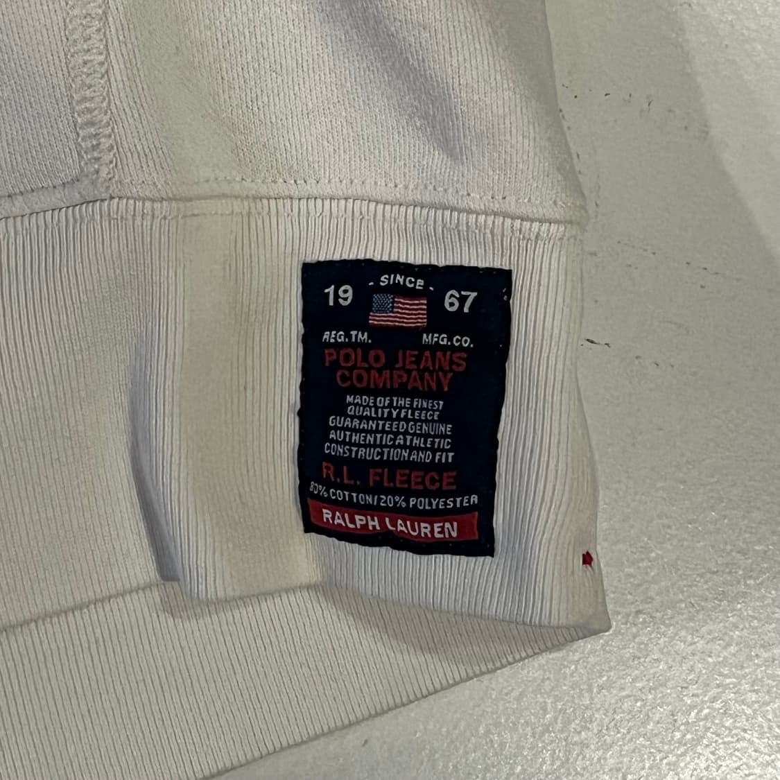 00‘s 빈티지 폴로 진스 컴퍼니 풀오버 후드 스웻셔츠 상품이미지6