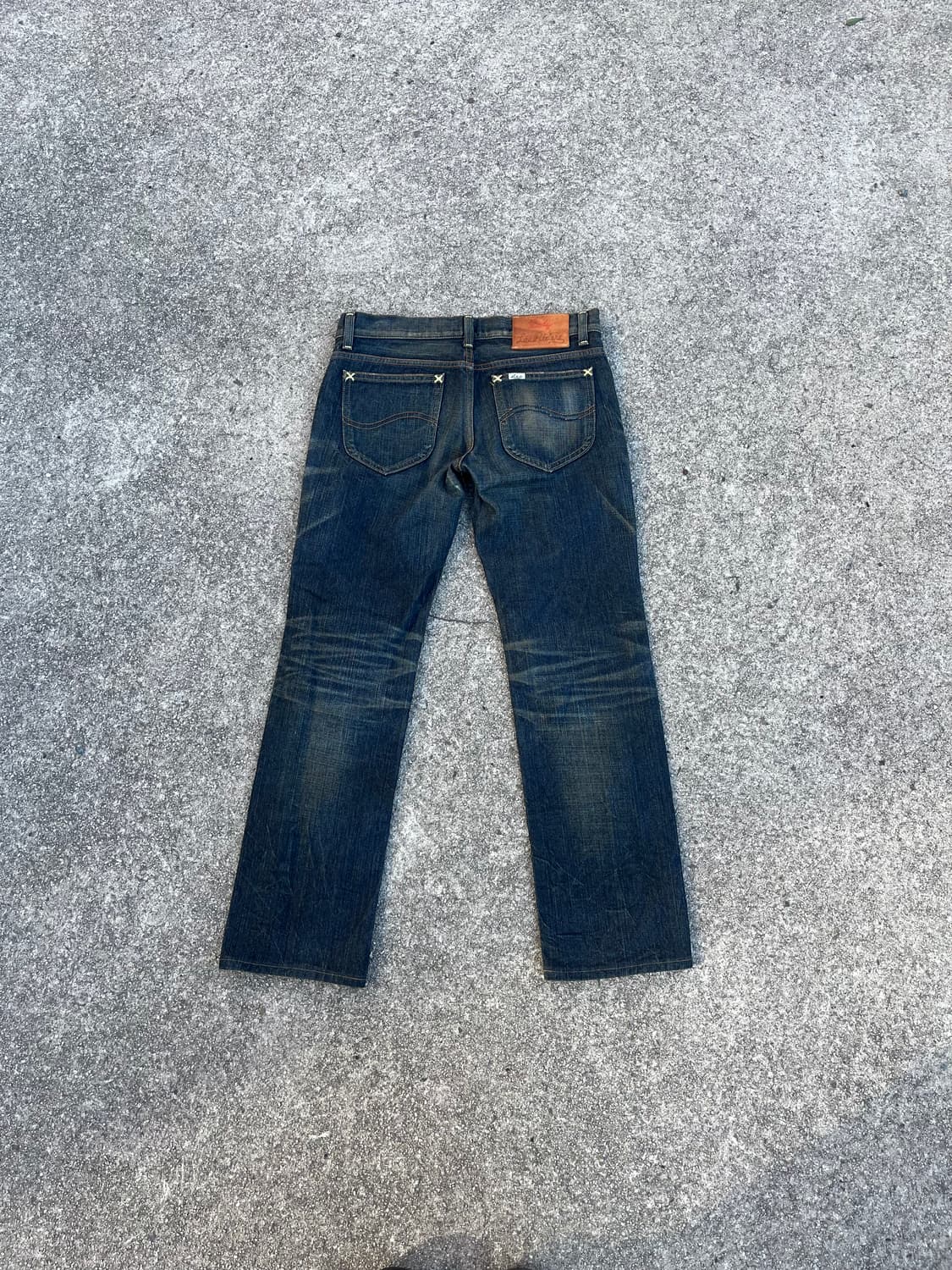 LEE Riders  로우라이즈 진청 데님팬츠  상품이미지4