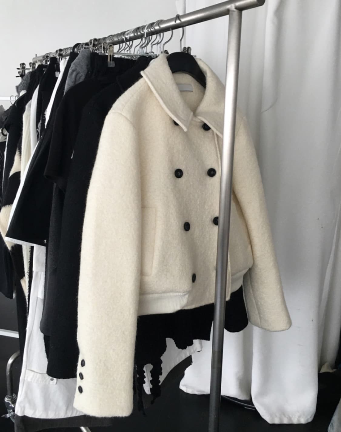 더블 울 부클 자켓 상품이미지1