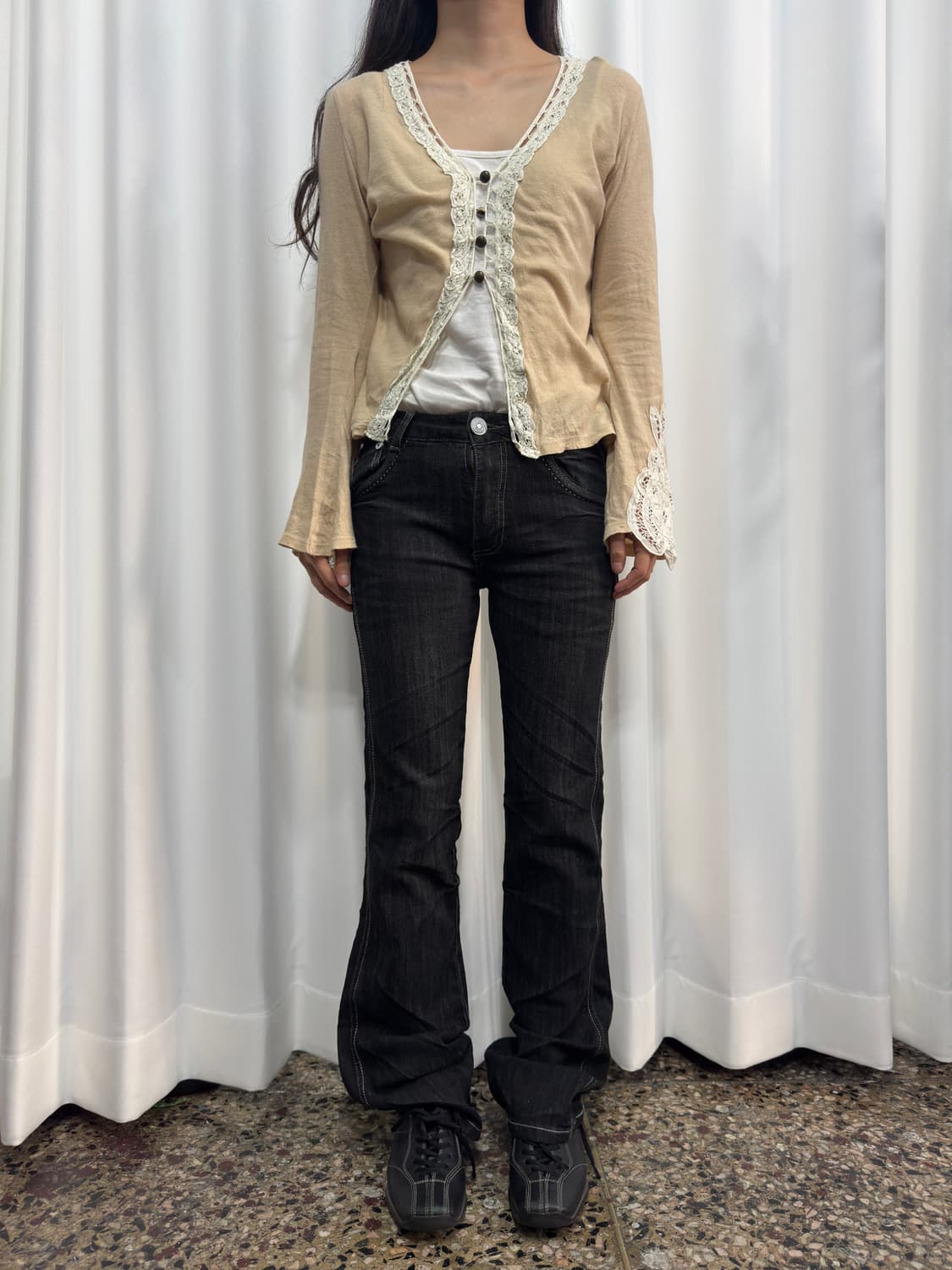 fairy crochet detail cardigan 상품이미지6