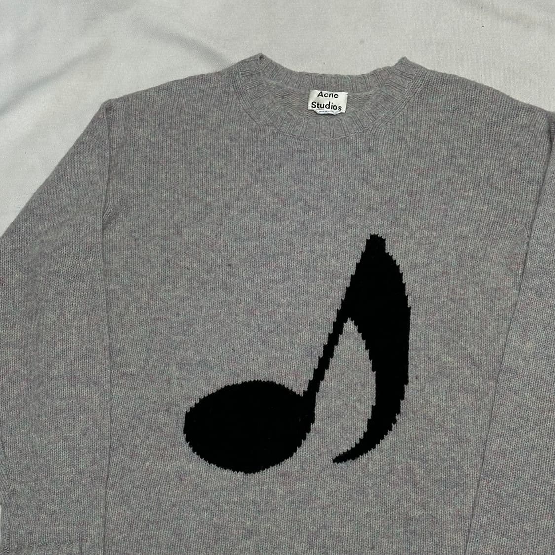S 아크네 스튜디오 음표 자수 울 니트 상품이미지1