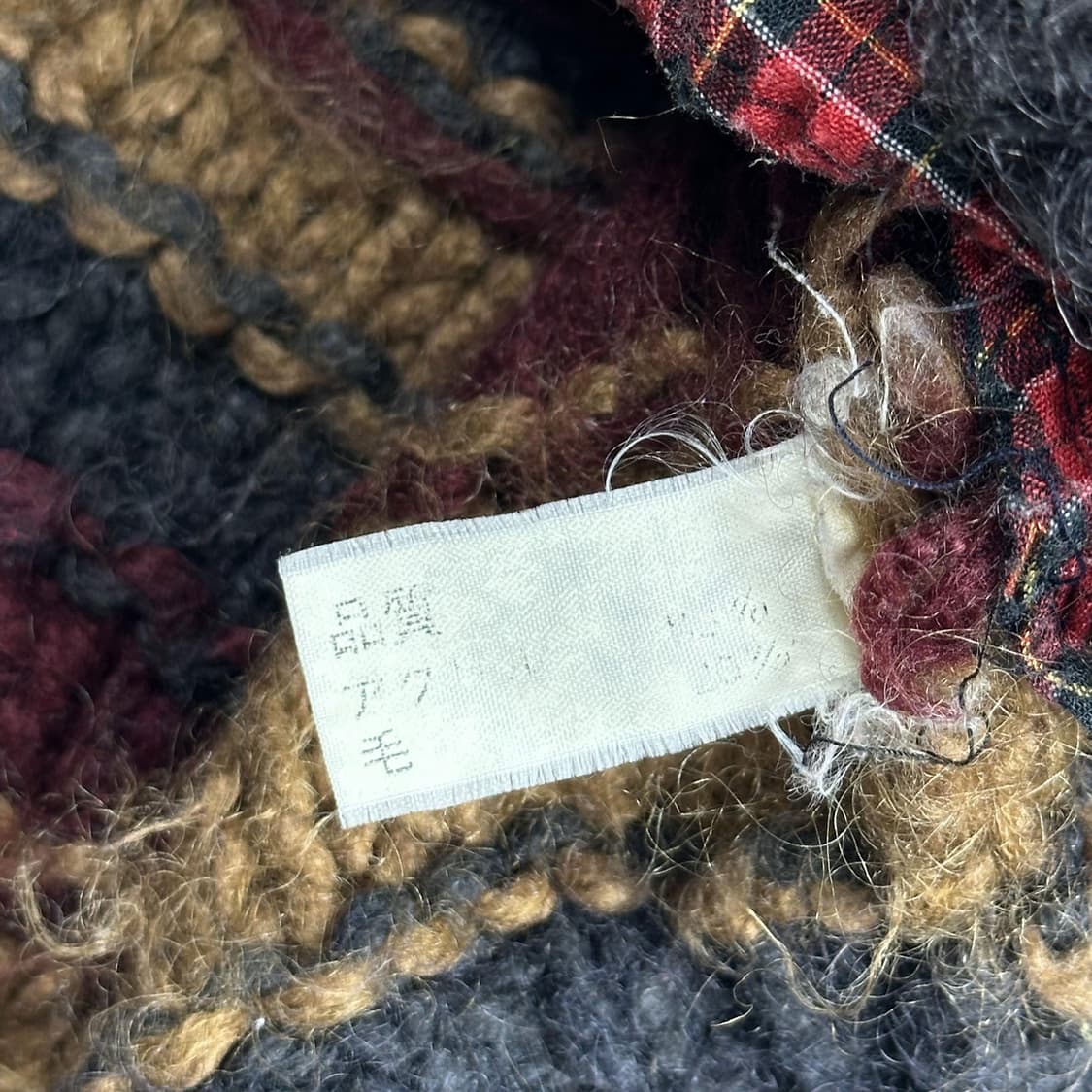 VTG 빈티지 재팬 헤비 코튼 니트 자켓 (M 여성추천) 상품이미지6