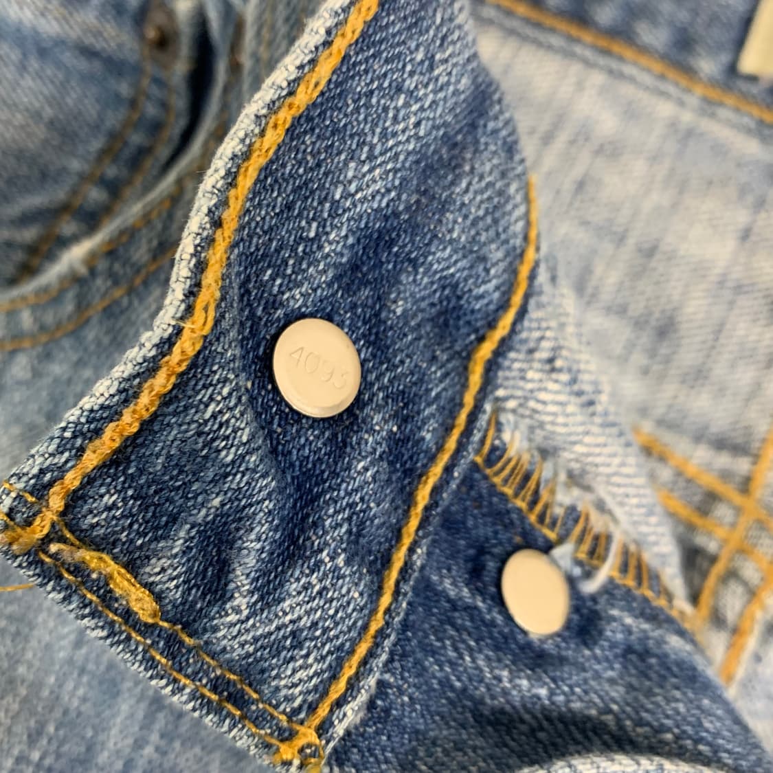 빈티지 리바이스 501 워싱 데님팬츠(30사이즈) 남자청바지 연중청 상품이미지7