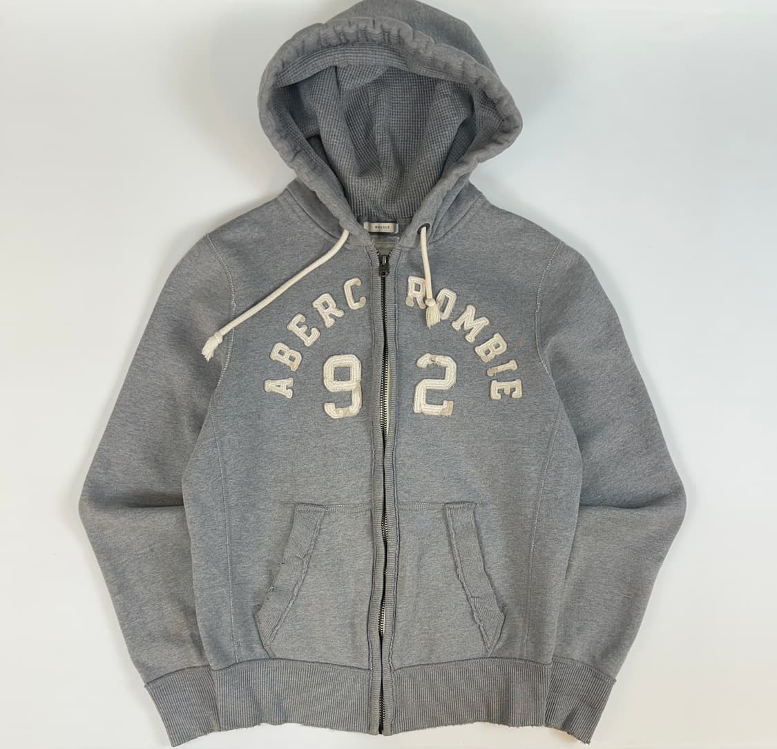 아베크롬비 스펠로고 후드집업 M 상품이미지2