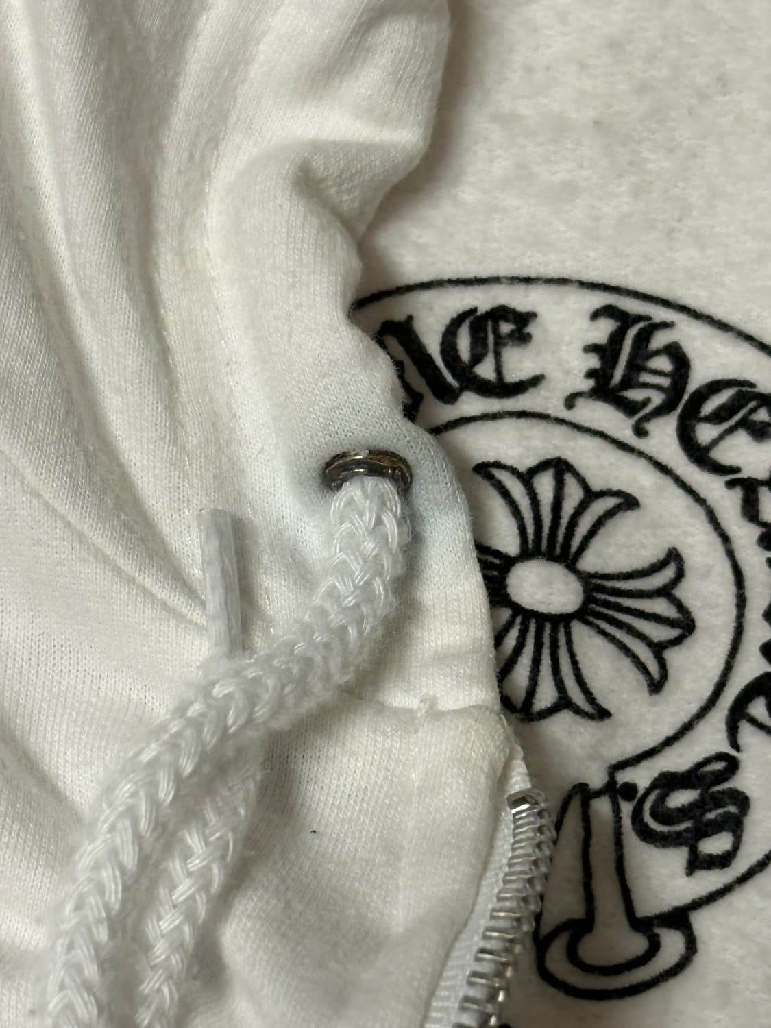 (희귀)크롬하츠 홀스슈 화이트 후드집업 상품이미지9