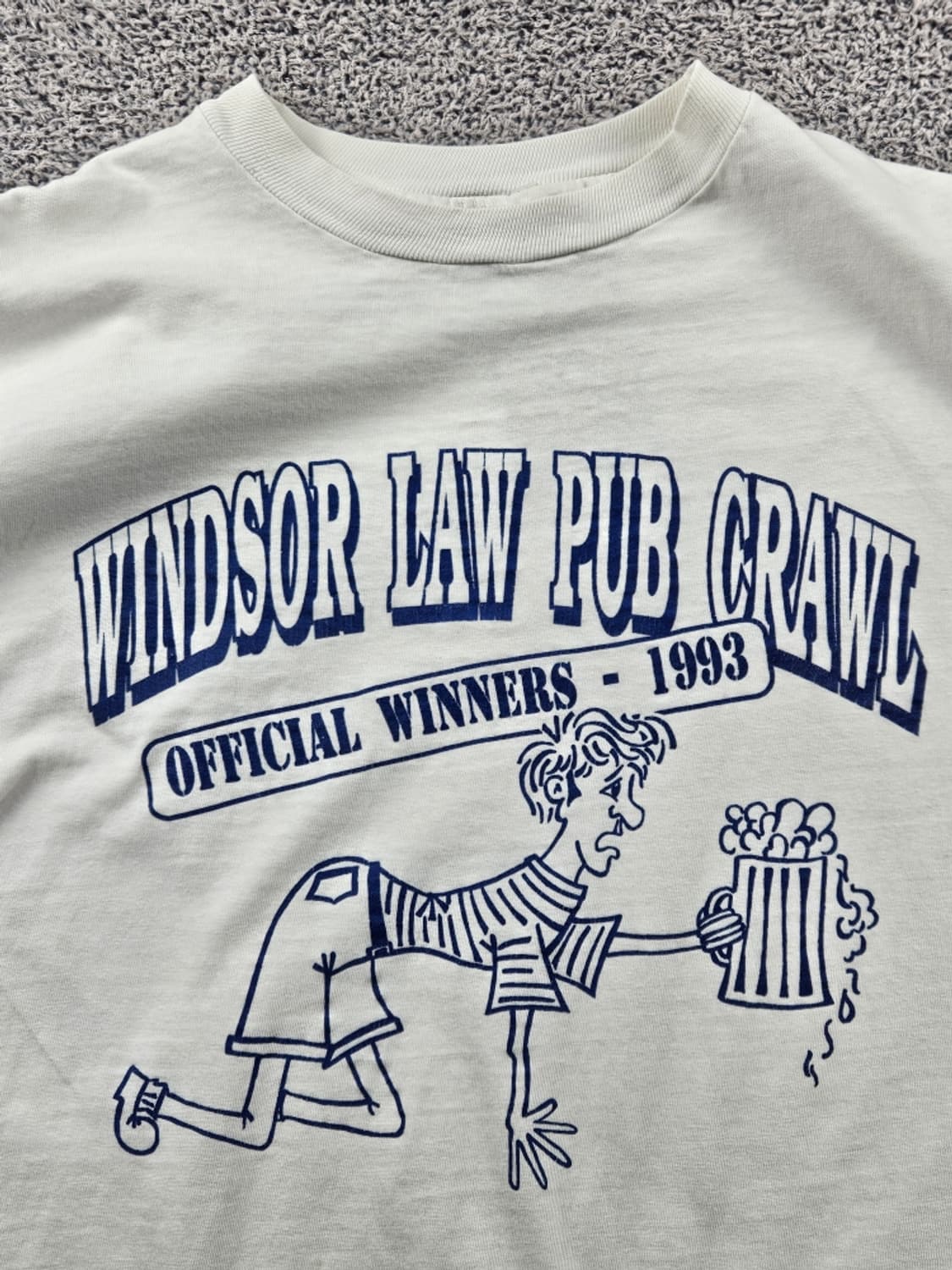 90's HANES 싱글스티치 윈저법대펍크롤 롱슬리브 (L)/ 11119 상품이미지9