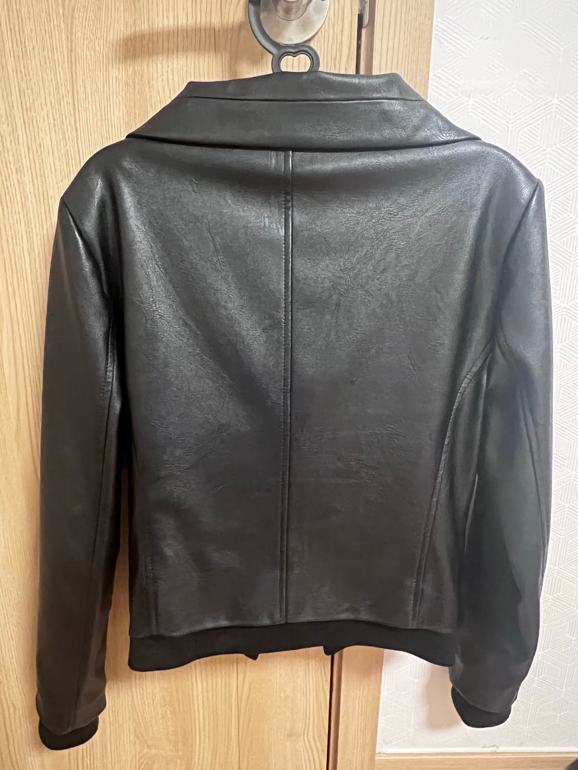 settle for moon 레더 자켓 블랙 m 상품이미지5