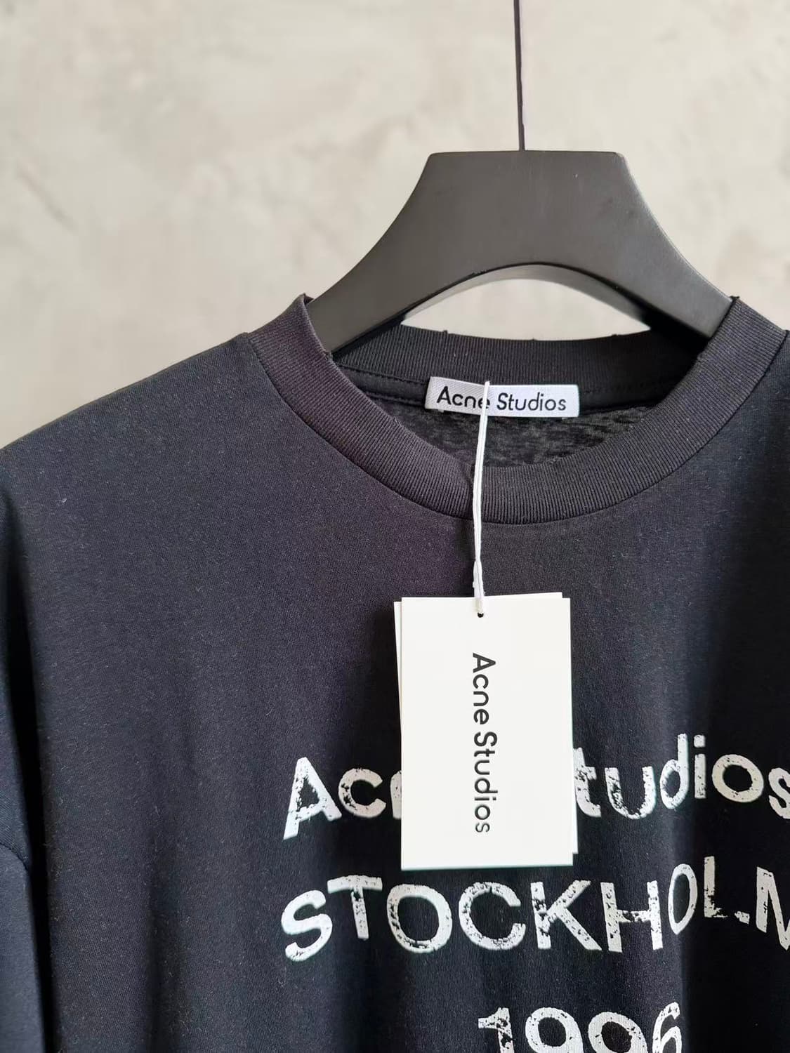 아크네 스튜디오 로고 티셔츠 페이드 상품이미지2