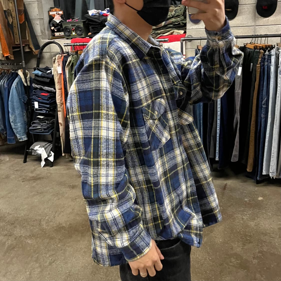 Five brother 헤비 플란넬 셔츠 (110) 상품이미지2