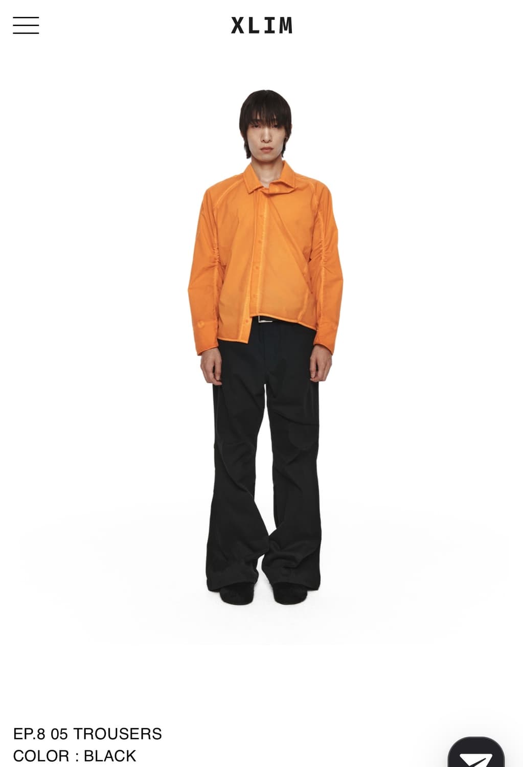 (구매)  엑슬림 ep8 05 블랙 트라우저 s 상품이미지1