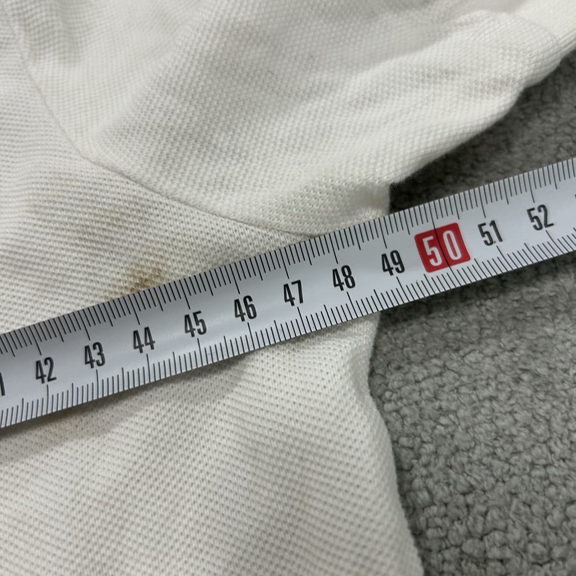 폴로 랄프로렌 화이트 반팔 카라티 xs 상품이미지6