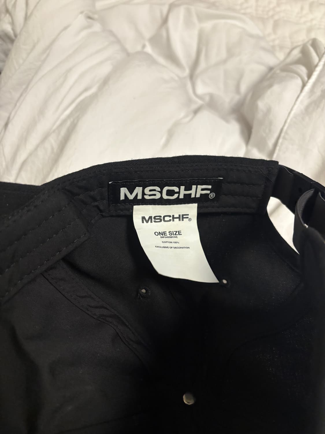 미스치프 롬버스 코튼 볼캡 상품이미지2