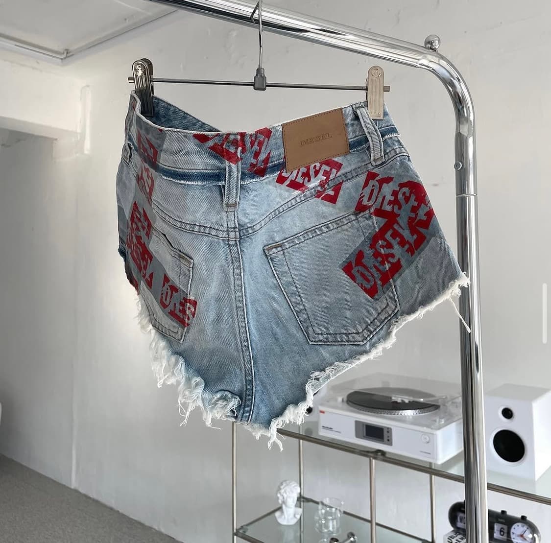 디젤 테이핑 핫팬츠  상품이미지2