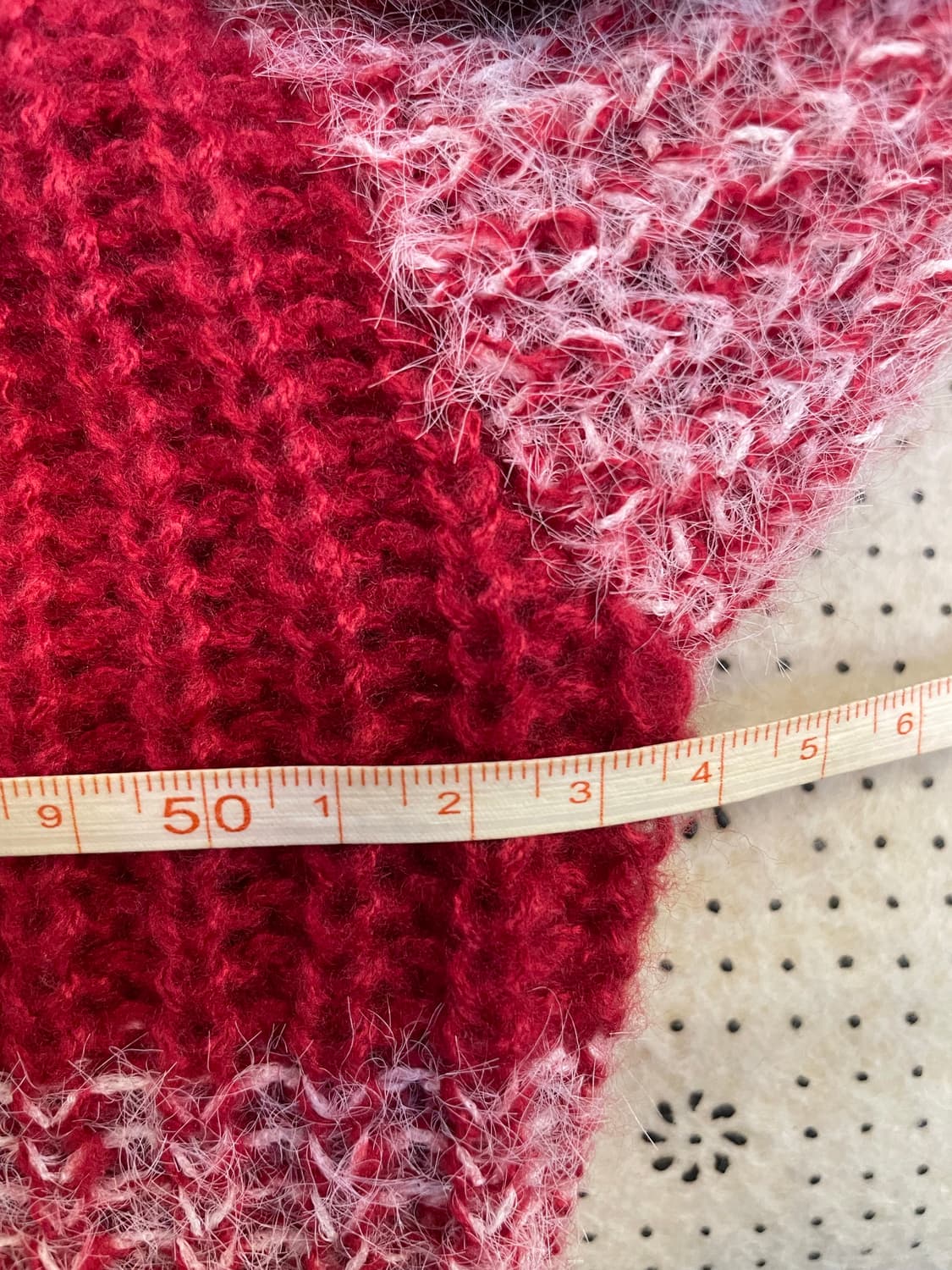 니트새상품:) 크리스마스룩니트 단가라빨간레드니트 데이트룩연말룩 상품이미지5