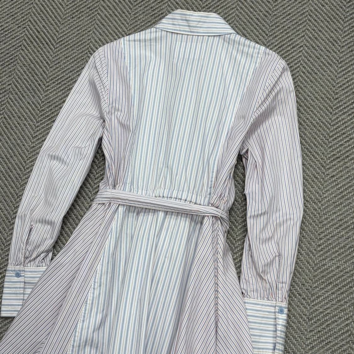 캘빈클라인 스트라이프 셔츠 원피스 v1498 상품이미지4