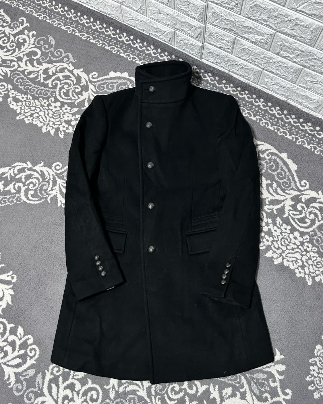 타임 옴므 하이넥 울 코트 상품이미지2