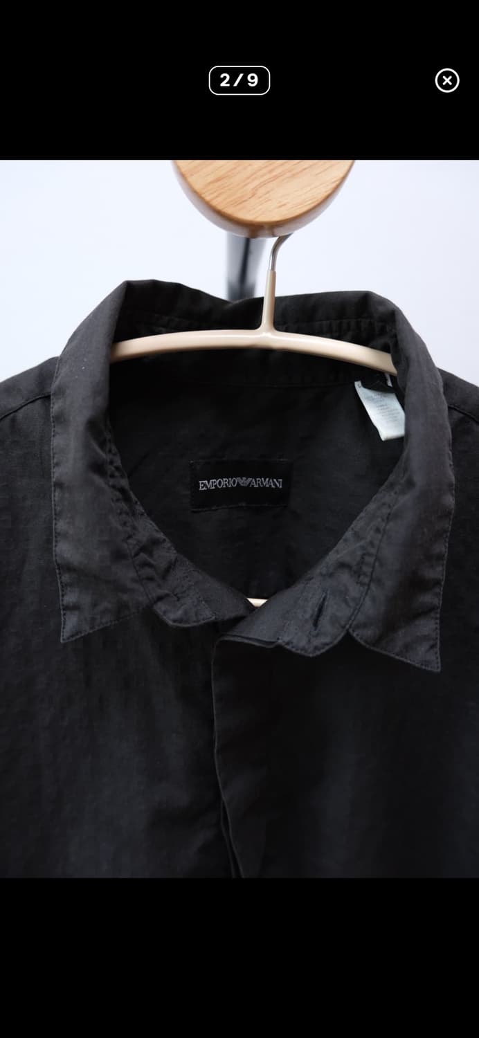 엠프리오 아르마니 검은색 셔츠 팝니다 상품이미지3