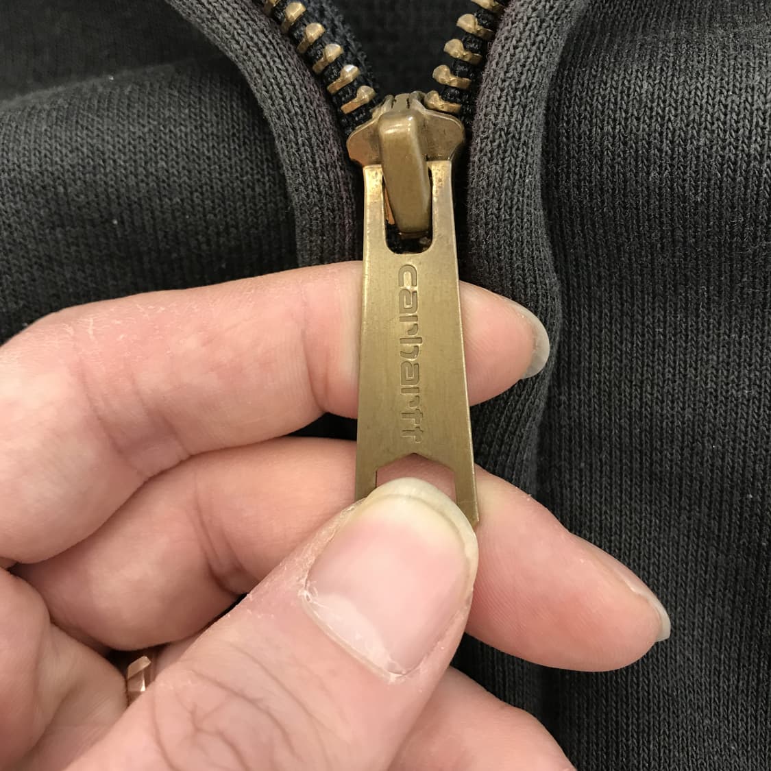 칼하트 레인디펜더 써멀 후드집업 블랙 [M] 상품이미지5