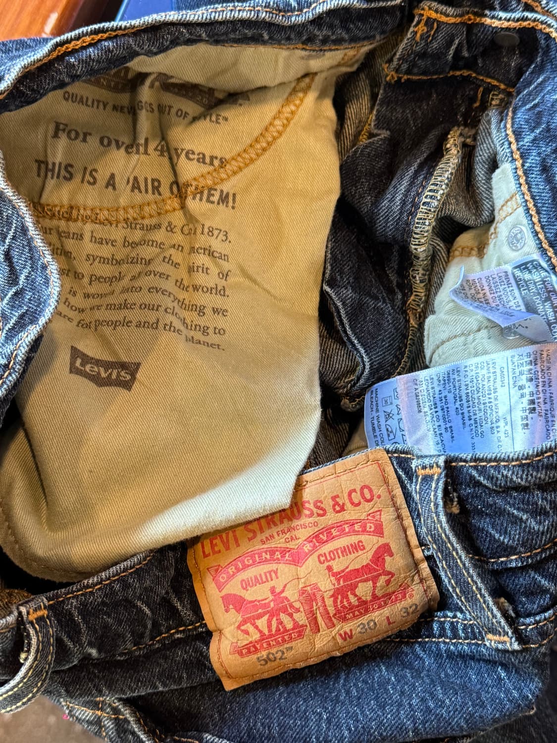 리바이스 502 상품이미지4