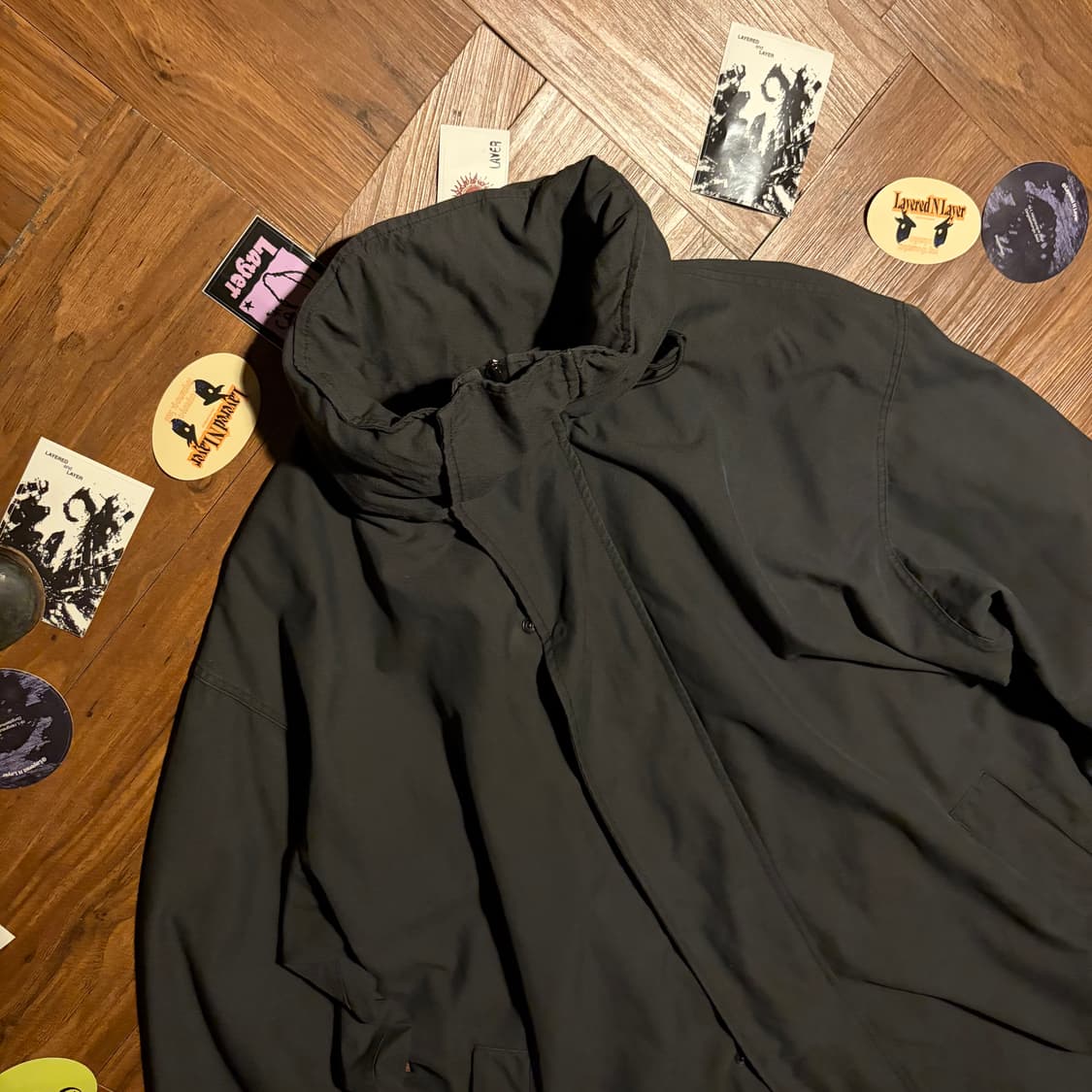 Calvin Klein Collection riri 밀리터리 워시드 파카 상품이미지5