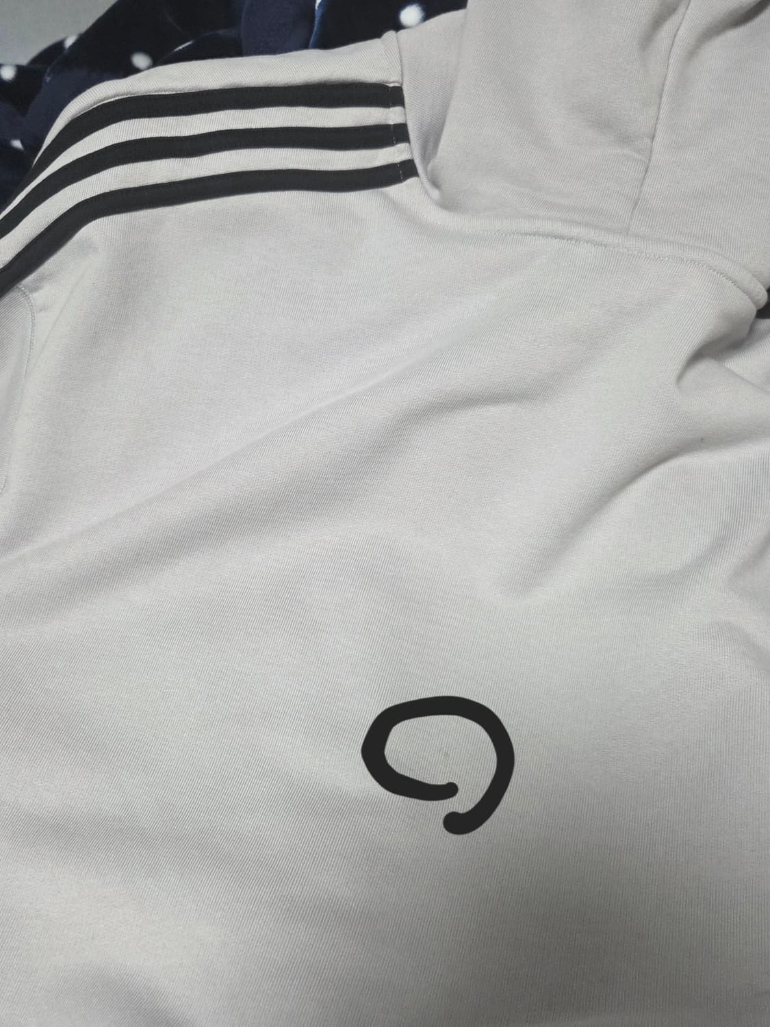 아디다스 크롭 후드집업 XL 그레이 상품이미지5