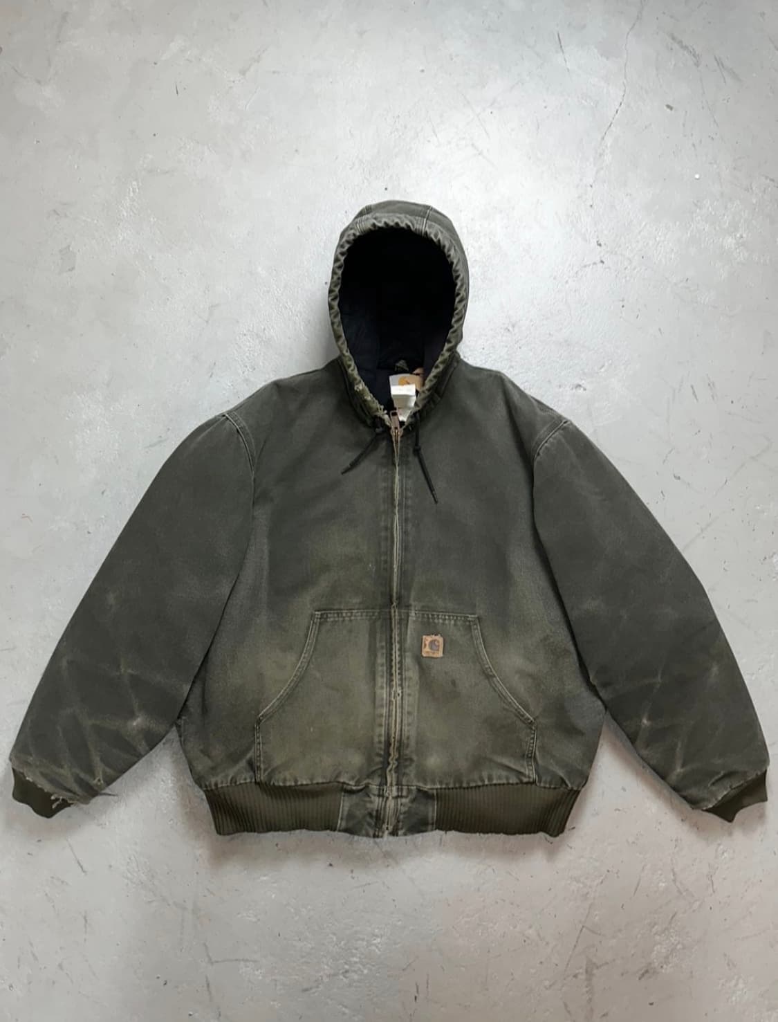 OG 칼하트 J130 액티브 자켓 칼하트 MOS 모스그 린 구버전 상품이미지1