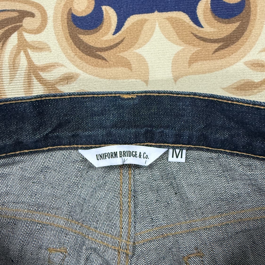 (M)유니폼 브릿지 셀비지 데님 팬츠 상품이미지2
