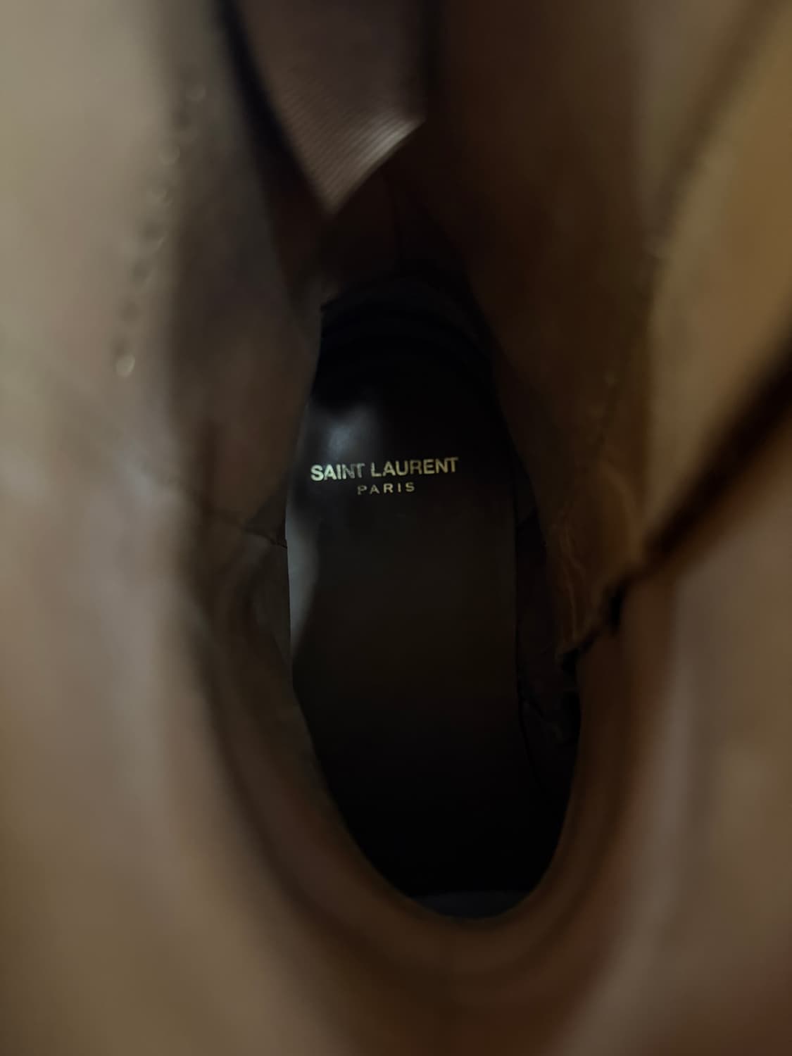 생로랑 스웨이드 모터사이클 하네스 첼시부츠 41.5 상품이미지3