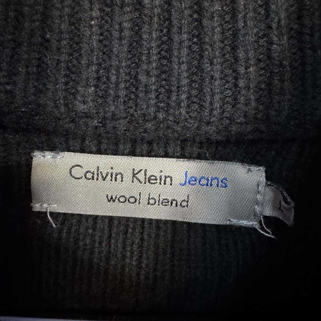 캘빈클라인 울 니트 집업 상품이미지5