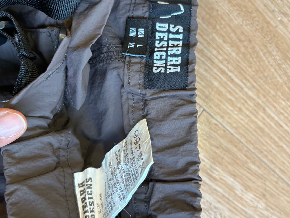 [L] 시에라 디자인 나일론 팬츠 브라운 상품이미지4