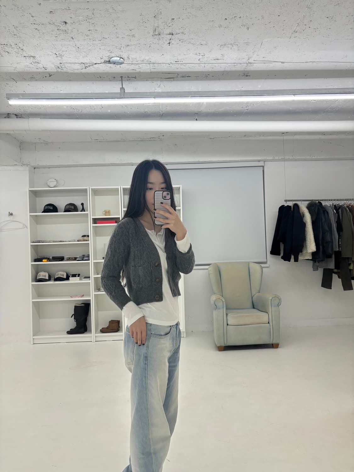 Sacai luck cardigan 상품이미지9